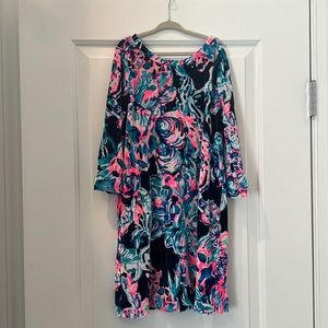 Girls Lilly Pulitzer Olive Swing dress, Large